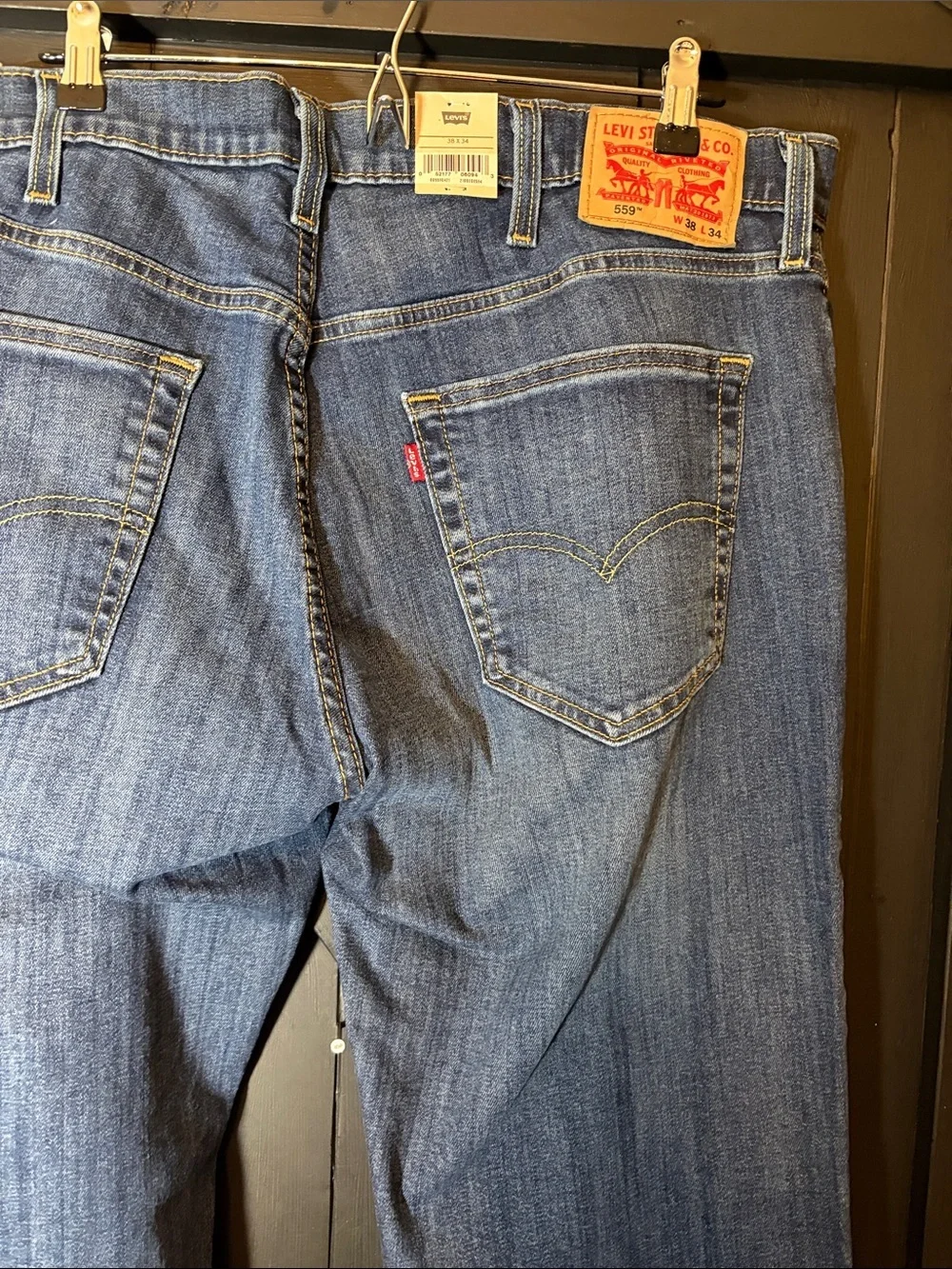 Levi's Men's Straight Jeans - Medium Blue Denim